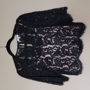 Nwot Wilfred black lace top S